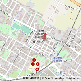 Mappa Via Giuseppe Garibaldi, 27, 40054 Budrio, Bologna (Emilia Romagna)