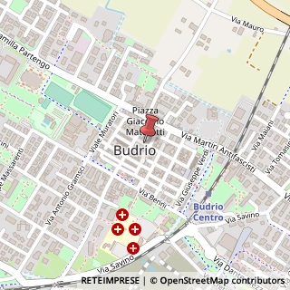 Mappa Via Garibaldi, 12, 40054 Budrio, Bologna (Emilia Romagna)