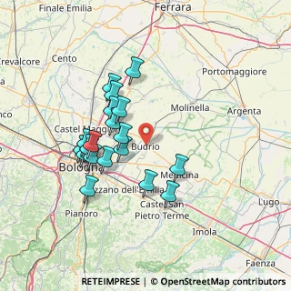 Mappa Via de Gotti, 40054 Budrio BO, Italia (13.16263)