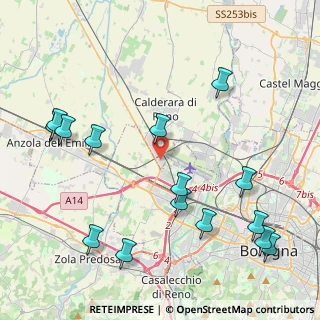 Mappa Via Bizzarri, 40012 Bargellino BO, Italia (5.174)