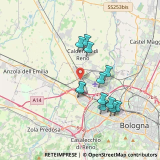 Mappa Via Bizzarri, 40012 Bargellino BO, Italia (3.43417)