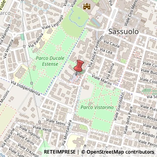 Mappa Via Cavallotti, 130, 41049 Sassuolo, Modena (Emilia Romagna)