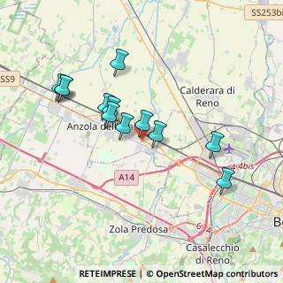 Mappa Via Giovanni Amendola, 40011 Anzola dell'Emilia BO, Italia (3.4425)