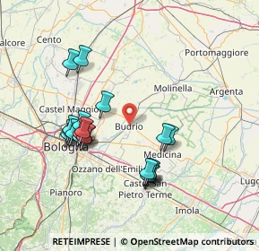 Mappa Via Aurelio Saffi, 40054 Budrio BO, Italia (14.4215)