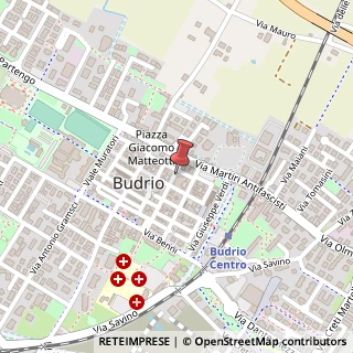 Mappa Via Aurelio Saffi, 52, 40054 Budrio, Bologna (Emilia Romagna)