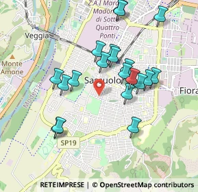 Mappa Viale Gerolamo Marini, 41049 Sassuolo MO, Italia (0.8915)