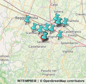 Mappa Viale Gerolamo Marini, 41049 Sassuolo MO, Italia (9.62538)