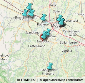 Mappa Viale Gerolamo Marini, 41049 Sassuolo MO, Italia (15.08467)