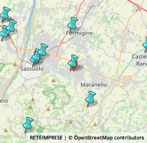 Mappa Via della Chimica, 41049 Fiorano Modenese MO, Italia (6.00917)