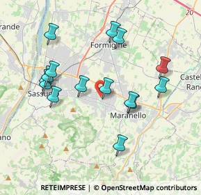 Mappa Via della Chimica, 41049 Fiorano Modenese MO, Italia (3.78733)