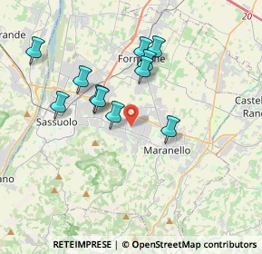 Mappa Via della Chimica, 41049 Fiorano Modenese MO, Italia (3.33909)