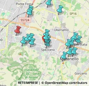 Mappa Via della Chimica, 41049 Fiorano Modenese MO, Italia (1.9345)