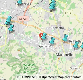 Mappa Via della Chimica, 41049 Fiorano Modenese MO, Italia (2.81462)
