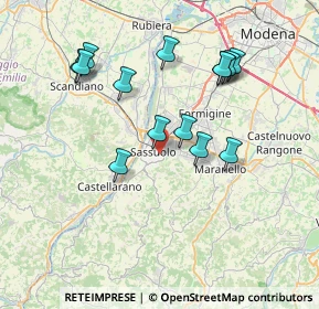 Mappa Via Fabio Filzi, 41049 Sassuolo MO, Italia (7.29214)