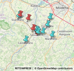 Mappa Via Fabio Filzi, 41049 Sassuolo MO, Italia (5.00417)