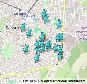 Mappa Via Fabio Filzi, 41049 Sassuolo MO, Italia (0.3635)