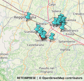 Mappa Via Fabio Filzi, 41049 Sassuolo MO, Italia (11.23733)