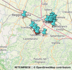 Mappa Via Fabio Filzi, 41049 Sassuolo MO, Italia (11.5175)