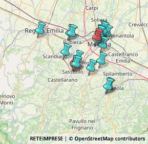 Mappa Via Fabio Filzi, 41049 Sassuolo MO, Italia (12.57)