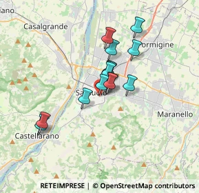 Mappa Via Fabio Filzi, 41049 Sassuolo MO, Italia (2.54357)