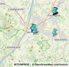 Mappa Via Fabio Filzi, 41049 Sassuolo MO, Italia (3.418)