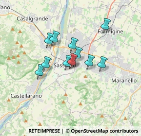 Mappa Via Fabio Filzi, 41049 Sassuolo MO, Italia (2.48364)