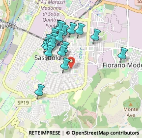 Mappa Via Fabio Filzi, 41049 Sassuolo MO, Italia (0.8325)