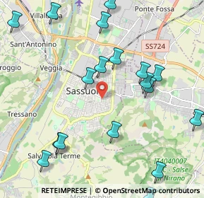 Mappa Via Fabio Filzi, 41049 Sassuolo MO, Italia (2.7565)