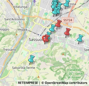 Mappa Via Fabio Filzi, 41049 Sassuolo MO, Italia (2.34063)