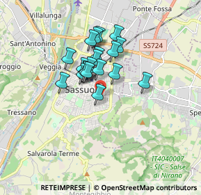 Mappa Via Fabio Filzi, 41049 Sassuolo MO, Italia (1.2655)