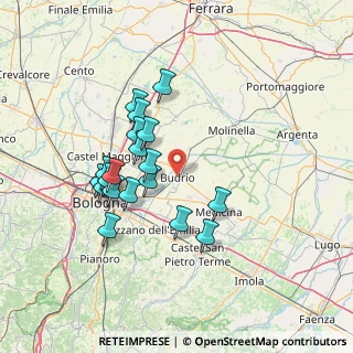 Mappa Via Muratori, 40054 Budrio BO, Italia (13.00632)