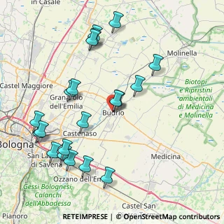 Mappa Via Muratori, 40054 Budrio BO, Italia (9.21)