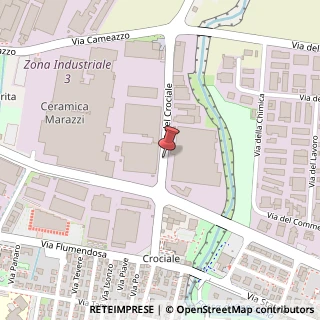 Mappa Via del Crociale, 18, 41042 Fiorano Modenese, Modena (Emilia Romagna)