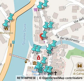 Mappa Via Don Minzoni, 16013 Campo Ligure GE, Italia (0.07083)