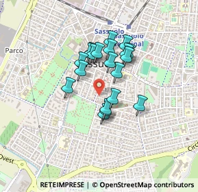 Mappa Viale Caduti, 41049 Sassuolo MO, Italia (0.3225)