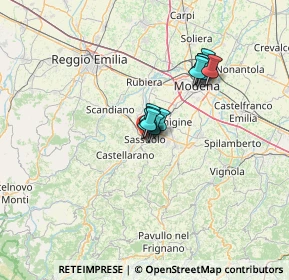 Mappa Viale Caduti, 41049 Sassuolo MO, Italia (8.74417)