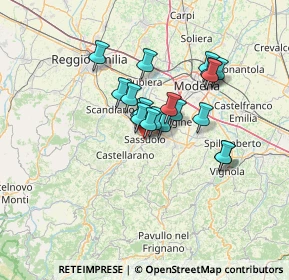 Mappa Viale Caduti, 41049 Sassuolo MO, Italia (9.96737)