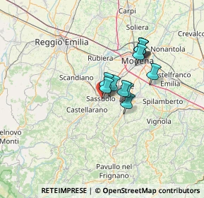 Mappa Viale Costa Andrea, 41049 Sassuolo MO, Italia (9.88917)