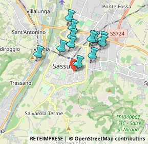 Mappa Viale Costa Andrea, 41049 Sassuolo MO, Italia (1.51167)