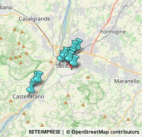 Mappa Viale Costa Andrea, 41049 Sassuolo MO, Italia (2.04636)