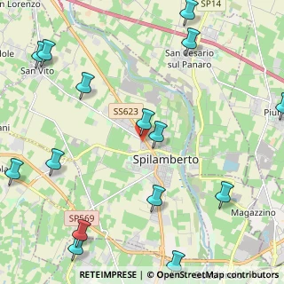 Mappa Via Raoul Follereau, 41057 Spilamberto MO, Italia (3.10933)