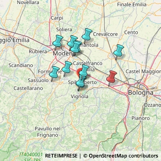 Mappa Via Raoul Follereau, 41057 Spilamberto MO, Italia (10.60167)