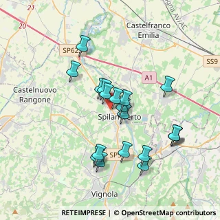 Mappa Via Martin Luther King, 41057 Spilamberto MO, Italia (3.48737)