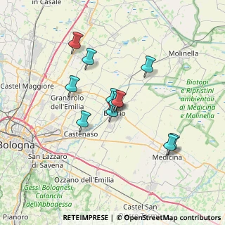 Mappa Via Alcide de Gasperi, 40054 Budrio BO, Italia (5.77818)