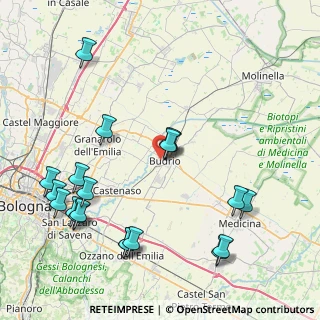 Mappa Via Frati Cappuccini, 40054 Budrio BO, Italia (9.9775)