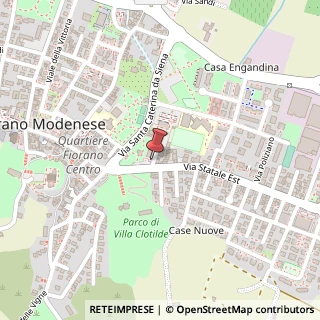 Mappa Piazza Callegari, 6, 41042 Fiorano Modenese, Modena (Emilia Romagna)