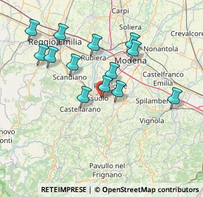 Mappa Via Vittorio Veneto, 41042 Fiorano Modenese MO, Italia (14.21615)