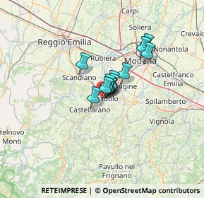 Mappa Parco Ducale, 41049 Sassuolo MO, Italia (6.87917)