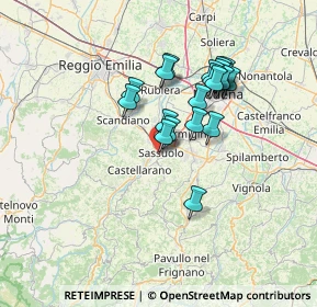 Mappa Parco Ducale, 41049 Sassuolo MO, Italia (11.625)