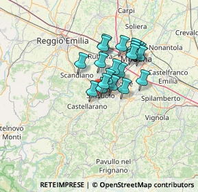 Mappa Parco Ducale, 41049 Sassuolo MO, Italia (9.4525)